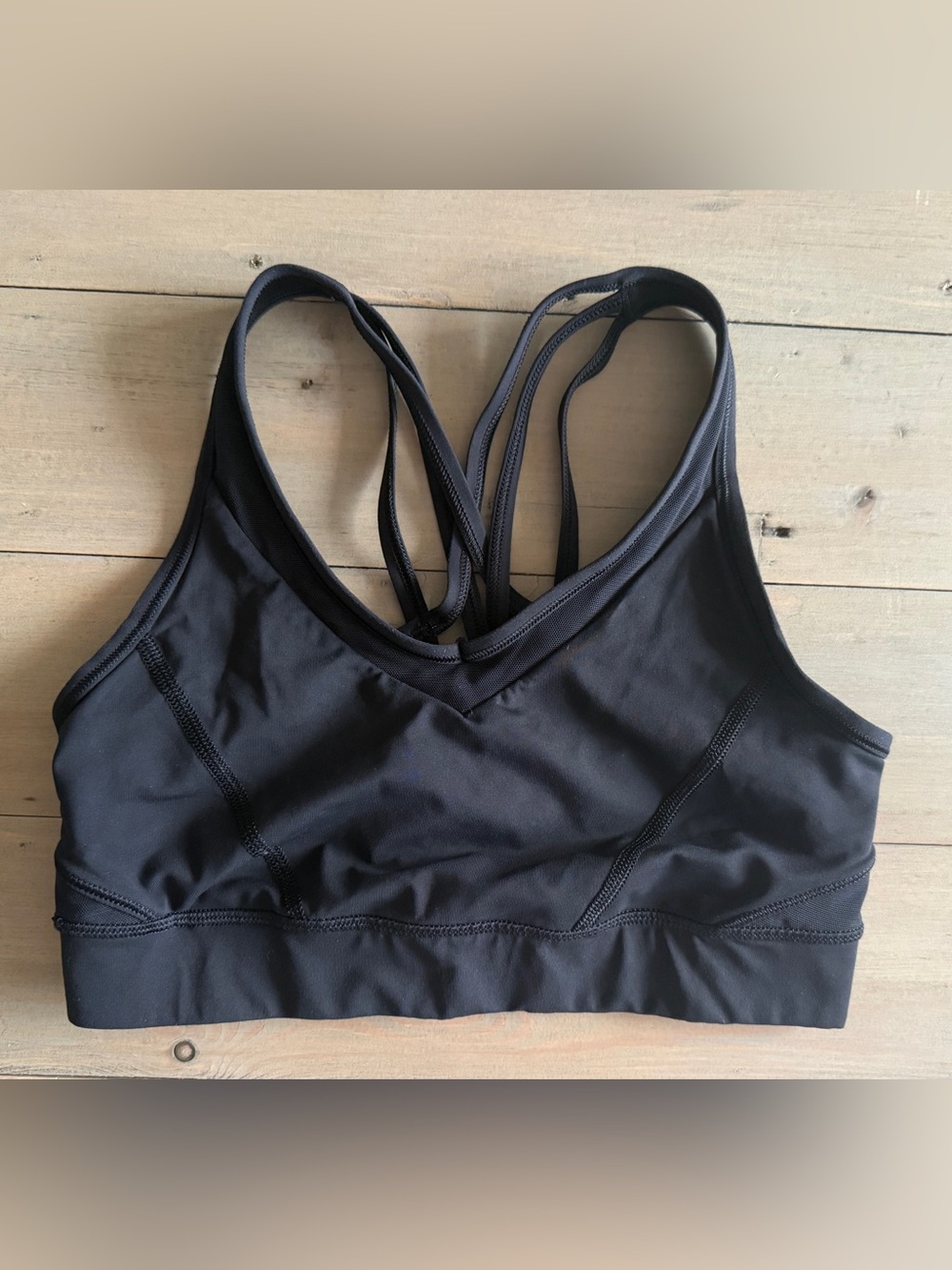 Lululemon Black Sports Bra Size 6
